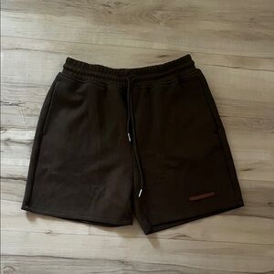 Forever 21 Men's Dark Brown Athletic Shorts